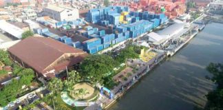 Taman Petekan Pilihan Nongkrong Warga Surabaya, Setelah Diresmikan Pelindo III