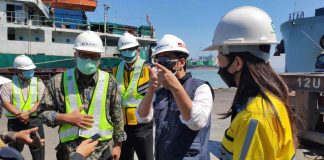 Emil Tinjau Bongkar 3 Iso Tank Di Terminal Mirah