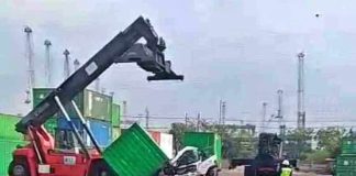 Diduga lock Terlepas, Kontainer Makan Korban Jiwa