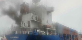 Diawali Suara ‘Bluk’, KM LIT Enterprise Terbakar