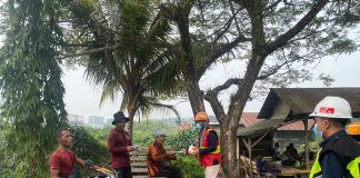 Pelindo Reg 3 Sampit Bantu Masker Untuk Warga Dampak Kebakaran Hutan