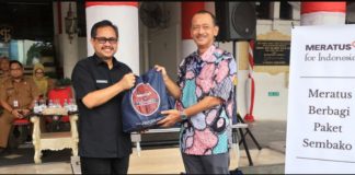 HUT Ke 66, Meratus Bagi-bagi Sembako Untuk Warga Surabaya