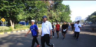 Tingkatkan Imunitas Pegawai, Budayakan Jalan Sehat Dilingkungan Pelabuhan Tanjung Perak