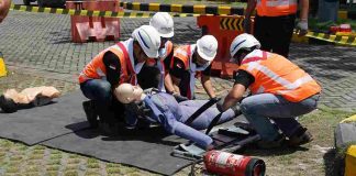 Tutup Kegiatan Bulan K3 2025, TTL Gelar Lomba Tanggap Darurat