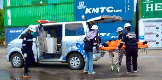 Tangani Serangan Sabotase Kebocoran Petikemas B3, TTL Gelar ISPS Code Exercise